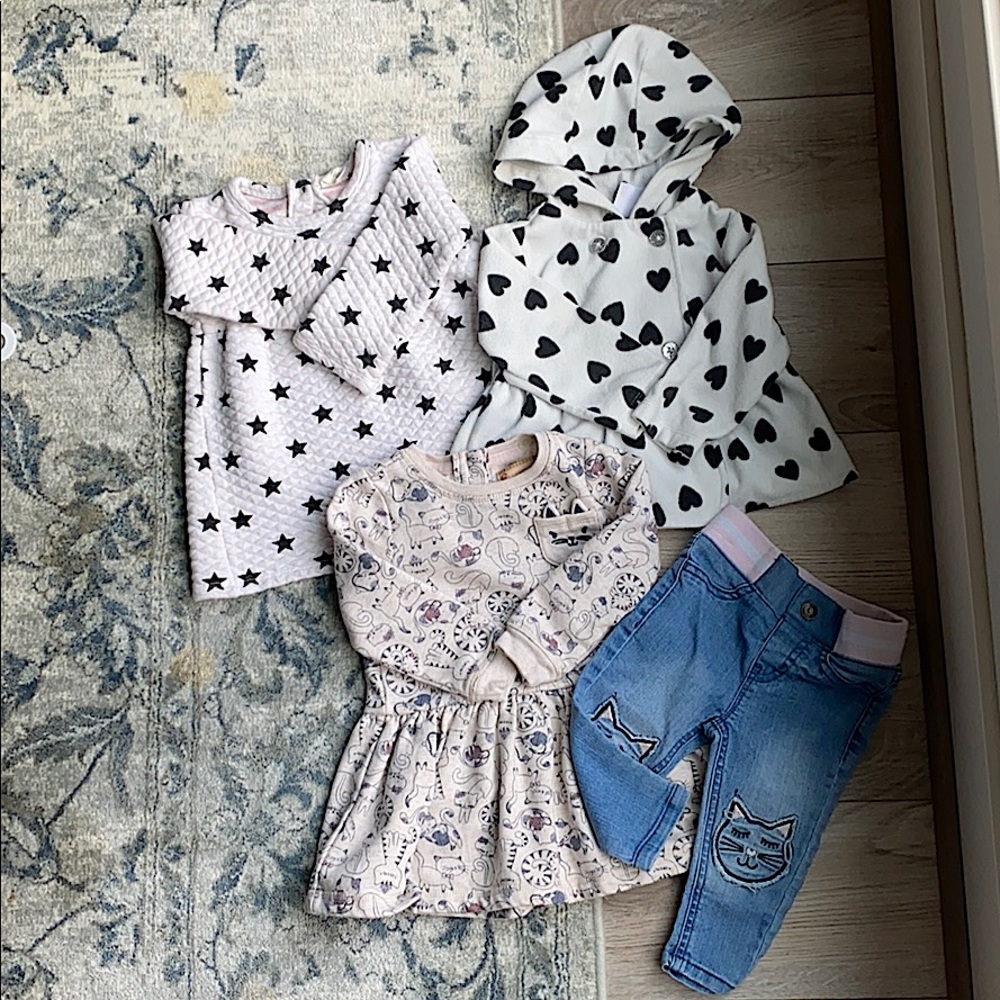 Baby girls sweater dress bundle 🤍